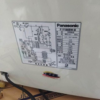 二手除濕機Panasonic國際牌(F-Y186BW-B)11L/日(可以測試。民國96年
