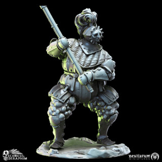 Tazo工坊[代客列印BM] ALCHEMIC ORDER KNIGHT煉金騎士團pose1 3D列印模型BAA