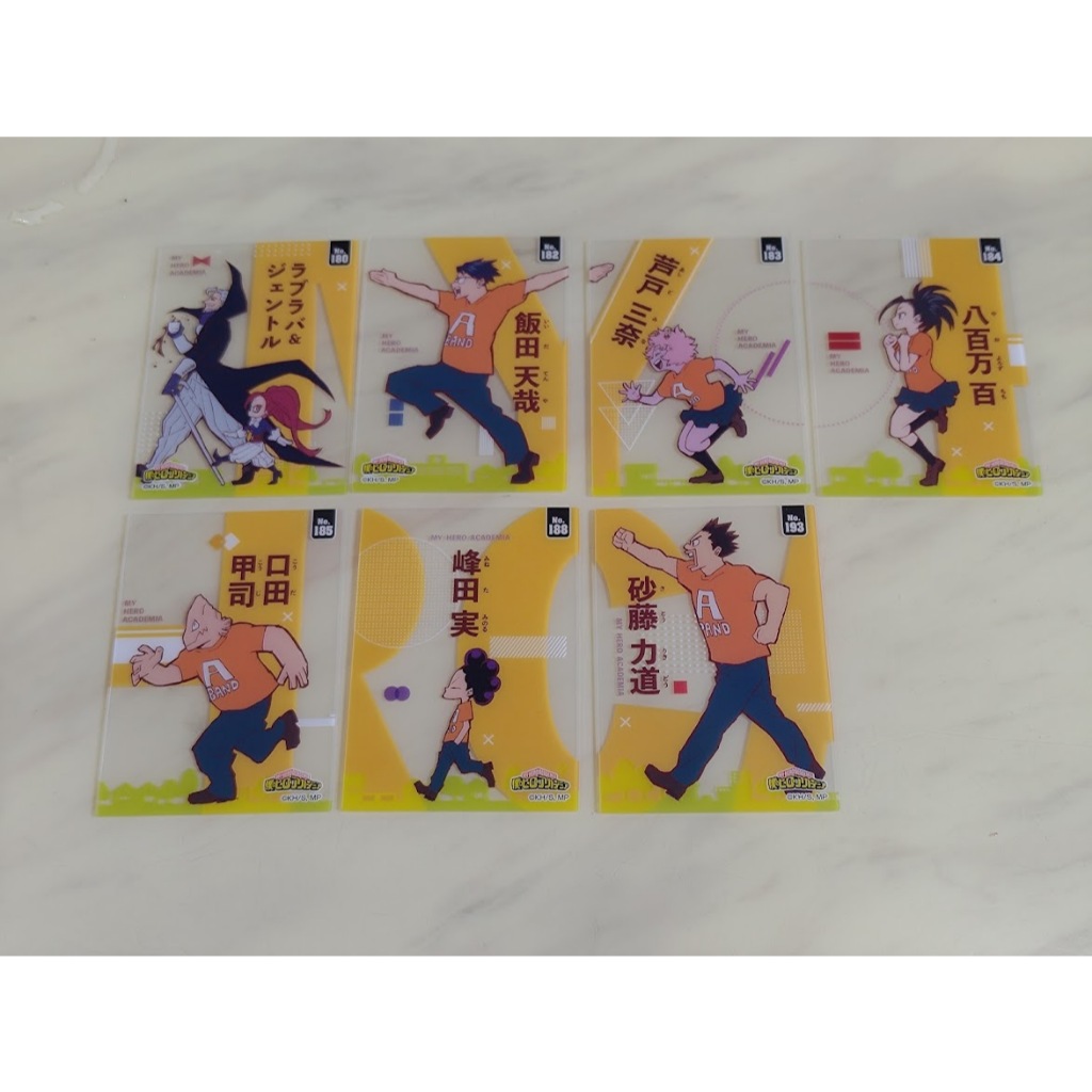 [睡睡蛙小池] 我的英雄學院 拍立得 餅卡 食玩卡 八百萬百 文化季 飯田天哉 蘆戶三奈 沙藤力道 爆豪勝己 常闇踏陰