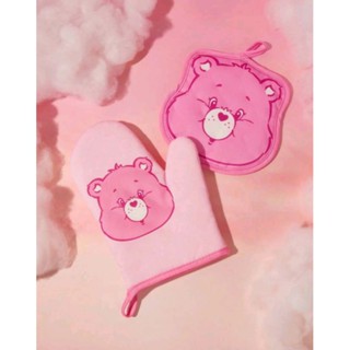 生活小物✨ Carebears彩虹熊粉紅色隔熱手套 隔熱墊