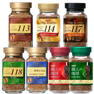 #悠西將# 日本原裝 日本上島咖啡 UCC 玻璃罐裝 即溶咖啡 114咖啡 117咖啡 114 117 日本咖啡 黑咖啡