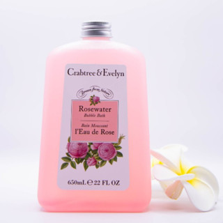 crabtree & evelyn 瑰珀翠 玫瑰 馬鞭草與普羅旺斯薰衣草 泡泡浴