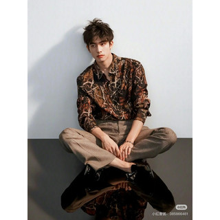 LANVIN PRINT SHIRT IN VISCOSE/宋威龍、朱一龍同款