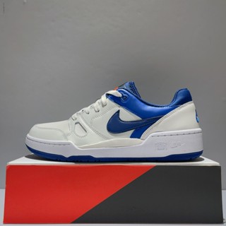 NIKE FULL FORCE LO 男生 白藍色 皮革 復古 板鞋 運動 休閒鞋 FB1362-104