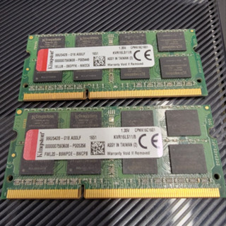 Kingston 金士頓 DDR3L 1600 8GB 筆電記憶體 (KVR16LS11/8)