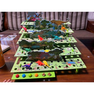 恐龍救援隊 立體恐龍模型桌遊奇棋樂 超能科學派 兒童桌遊益智玩具科學玩具兒童學習寶寶學習兒童玩具婦嬰用品(二手)