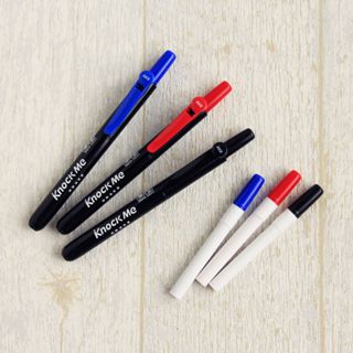 享亮文具樂園｜【SKB】2.0mm 按動油性筆 按壓式 圓頭 自動奇異筆 可換替芯 補充替芯 MK-2501