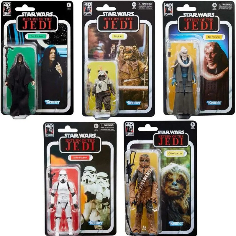 STAR WARS 星際大戰 黑標 6吋 絕地大反攻 40週年 周年 佛度納 小魯 丘巴卡 風暴兵 白卜庭