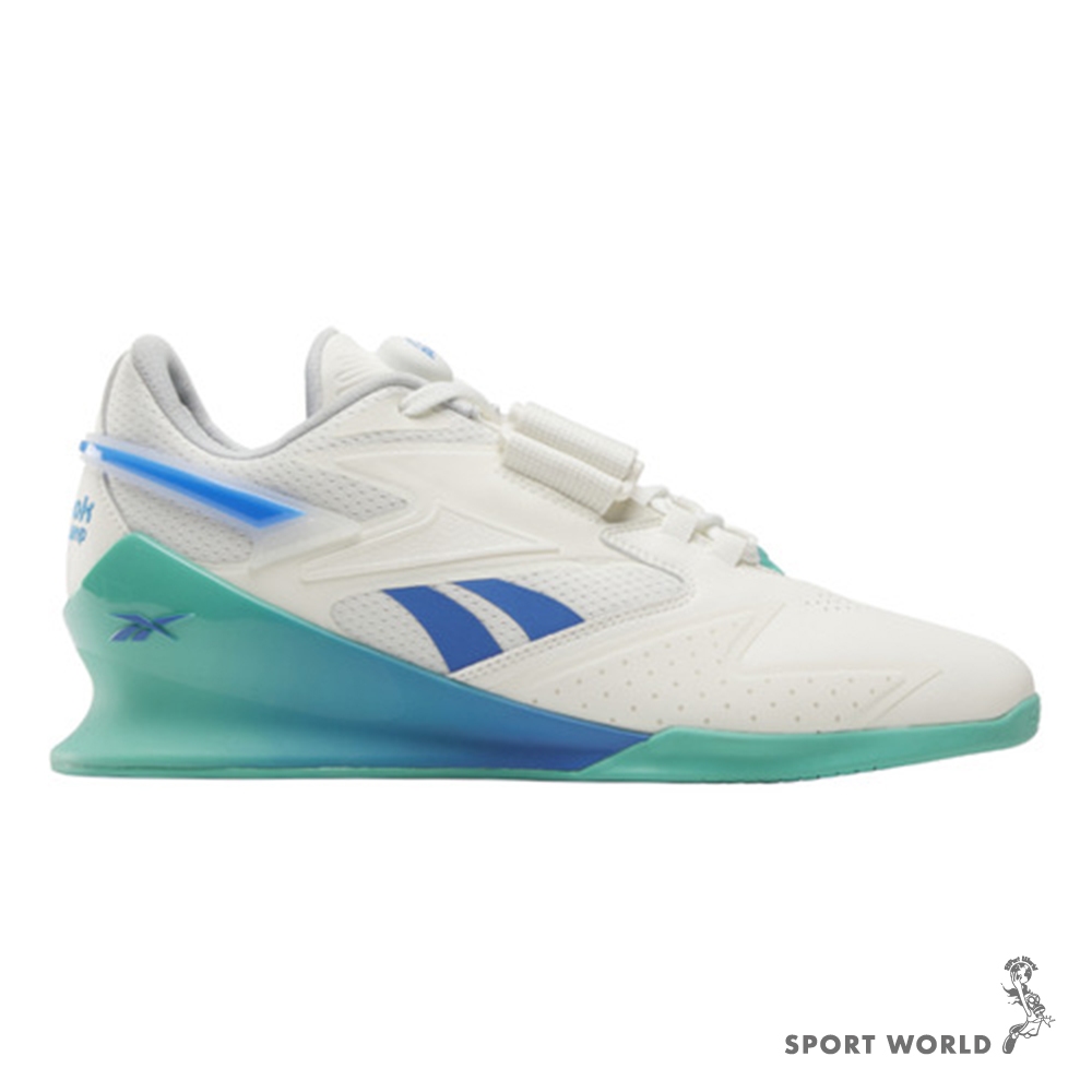 Reebok 舉重鞋 男鞋 穩定 LEGACY LIFTER III 白綠【運動世界】100201520