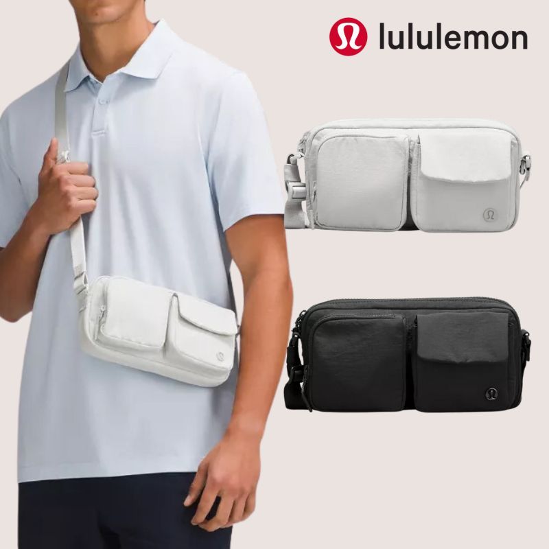 【other more 特選潮流】加拿大運動第一品牌 LULULEMON 多口袋設計側背包 2.5L