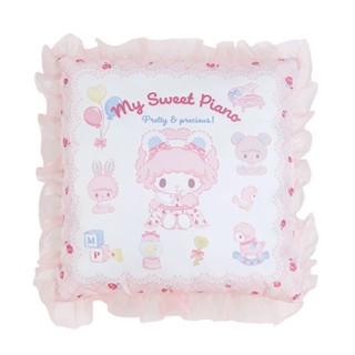 Sanrio 三麗鷗 我的珍愛玩偶系列 荷葉邊方形靠墊 抱枕 彼安諾 816671