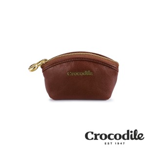 Crocodile鱷魚皮件 小巧零錢包 真皮錢包 附鑰匙圈 送禮推薦 義大利植鞣 Naturale-0103-11015