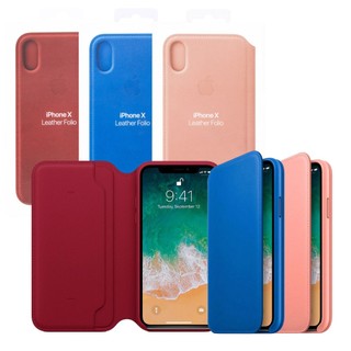 Apple 蘋果原廠官方 iPhone X 皮革雙面夾【盒裝】