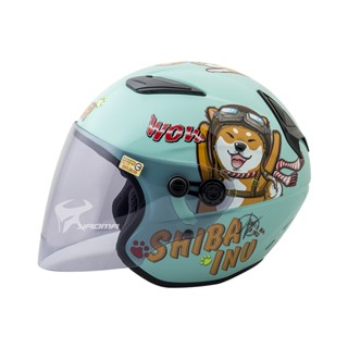 【M2R】兒童 安全帽 M700 #5 柴犬 土耳其藍 童帽 小頭 小朋友 安全帽 半罩帽 3/4罩 汪星人｜耀瑪騎士
