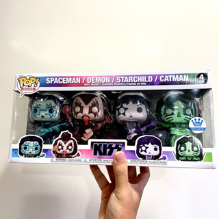 [李大] 正版現貨 Funko POP Rocks KISS樂團 彩色聚光燈 四人組 Funko Shop限定