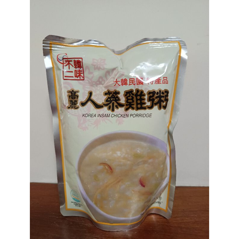 粥易 金目鱸魚粥 每包400公克 使用嘉義金目鱸魚 台南11號一等米熬製 韓味不二 人蔘雞粥 280公克