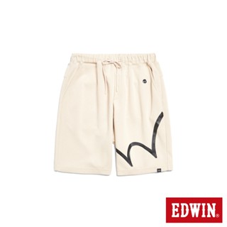 EDWIN 男款 吸濕排汗涼感休閒短褲(灰卡其)