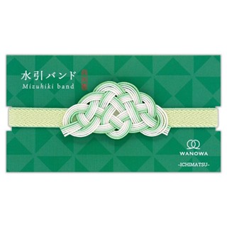 【莫莫日貨】日本製 NB社 水引繩裝飾 伸縮束帶 水引 水引繩 水引繩節 包裝繩 和風裝飾 - 薄萌蔥 71749