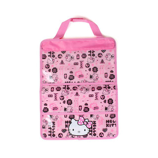 Hello Kitty 凱蒂貓~HELLO KITTY輕量防潑水車用置物掛袋(交通安全)