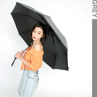 [雨傘王南崁] 《BigRed 安全感DARK》27吋 涼感12.4度 超大傘面防曬 紫外線 雙人傘 安全不回彈