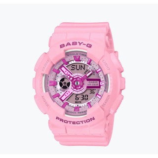 CASIO 卡西歐 BABY-G 時尚繽紛紅雙顯女錶(BA-110YK-4A）