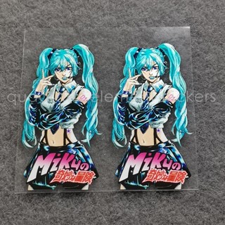 現貨💥JOJO初音 轉印貼 汽車車貼 機車貼 行李箱貼紙 機箱貼紙 PET環保貼紙