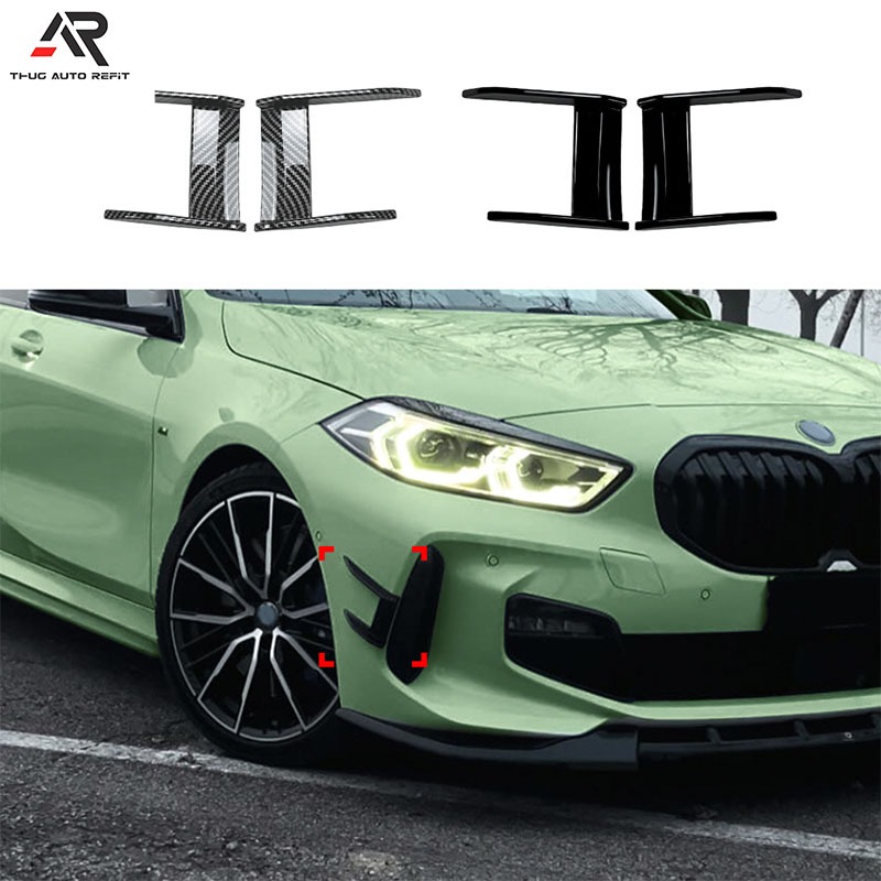 適用於寶馬BMW1系F40 M Sport 118i 120i 2019+MP款前風刀車貼外飾改裝