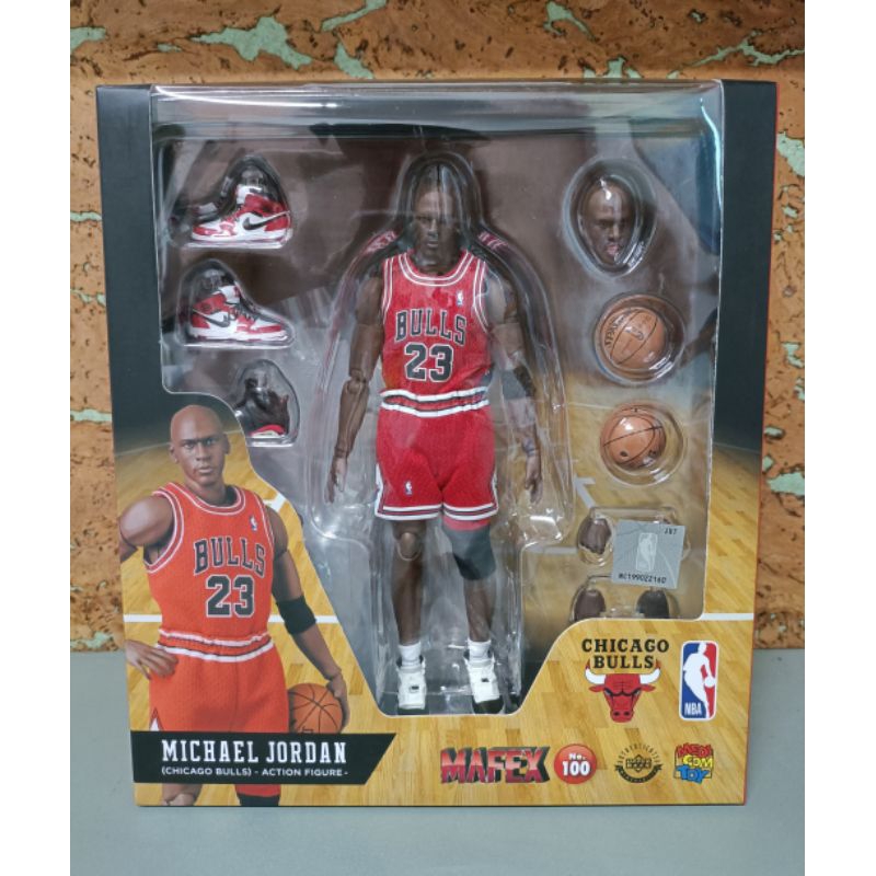 全新NBA芝加哥公牛麥可喬丹Michael Jordan可動人偶 #mafex100#medicom