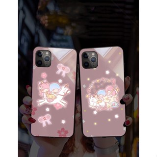 iphone 16 15 14 13 12 Pro Max XR i7 i8 Plus星空獨角獸來電發光玻璃殼