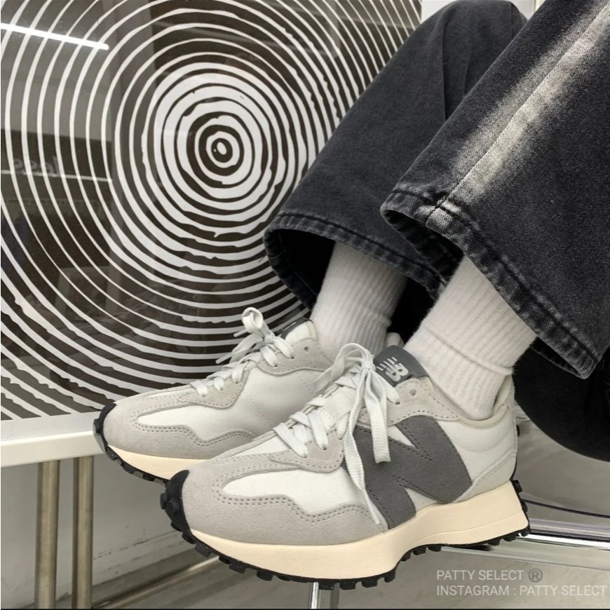 New Balance MS327WE  MS327 327 麂皮 復古 芝麻牛奶 男女款 零碼出清【PS中壢】
