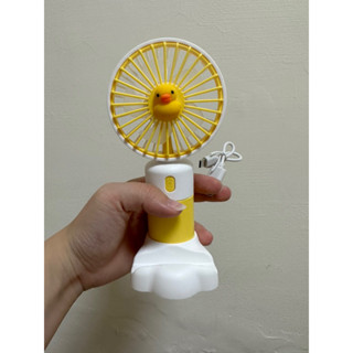 (WYW)小舖《全新》黃色小鴨🐥手機支架迷你風扇