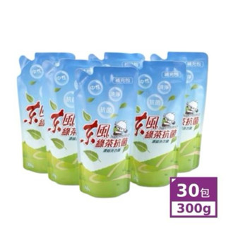 東風綠茶抗菌濃縮洗衣精-補充包 300g*30包/箱