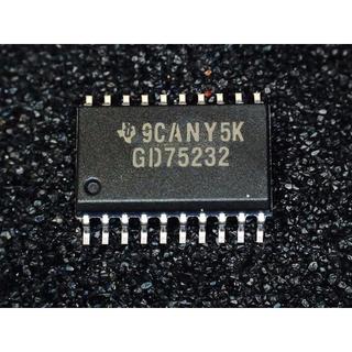 GD75232DWR GD75232 TI IC TRANSCEIVER FULL 3/5 20SOIC
