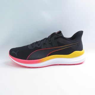 PUMA 37876830 男慢跑鞋 Reflect Lite 黑x橘粉【iSport愛運動】