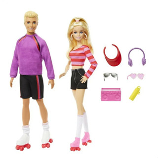 玩具研究中心 現貨 美泰兒 MATTEL 芭比與肯尼65週年特別版-80年代經典溜冰造型組合