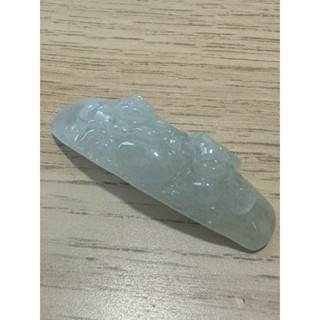 緬甸玉A貨翡翠雕件「彌勒佛」手牌 -s116