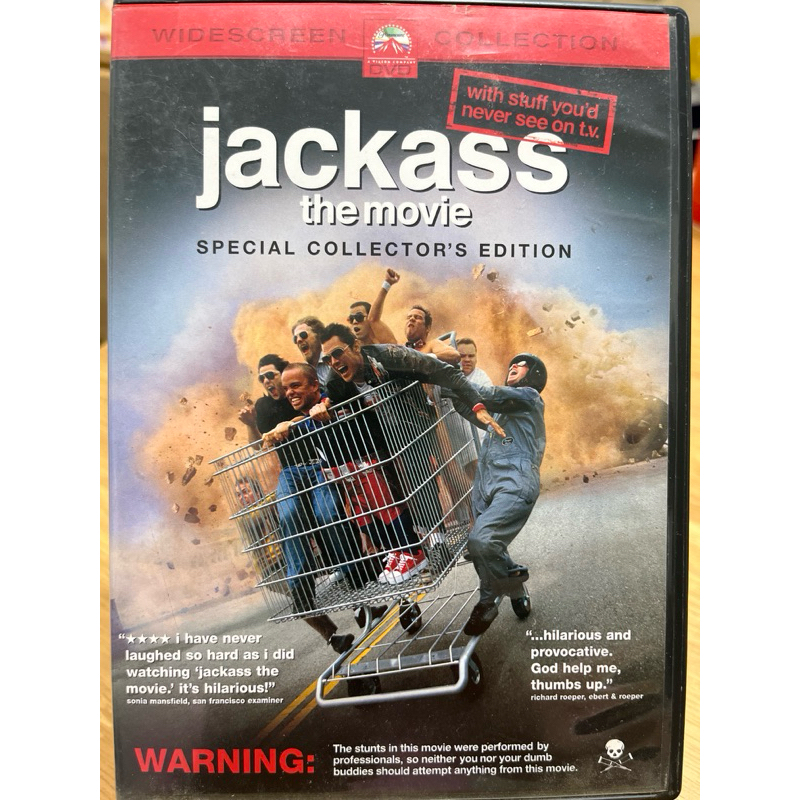 蠢蛋搞怪秀特別版jackass the movie DVD