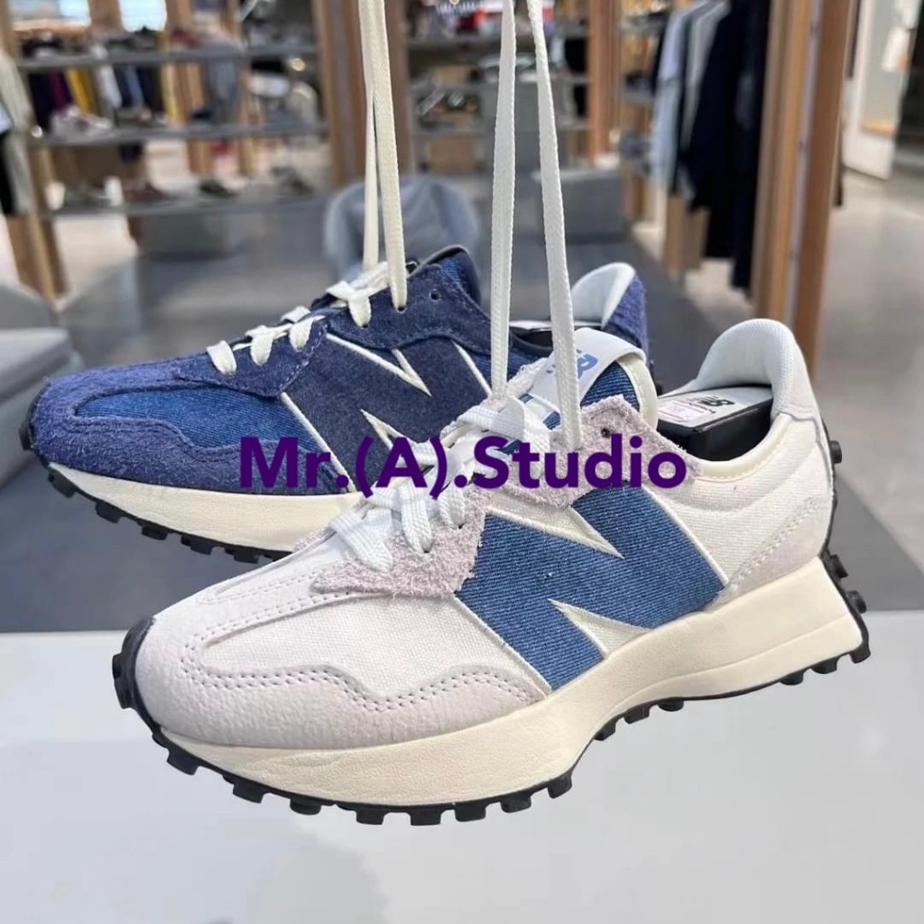Mr.A😈A先生 New balance 327 IU 女鞋 NB327 牛仔藍 休閒鞋 WS327JA WS327JB
