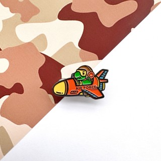 1212玩樂設計 原創 金屬胸針 徽章-三軍系列-空軍