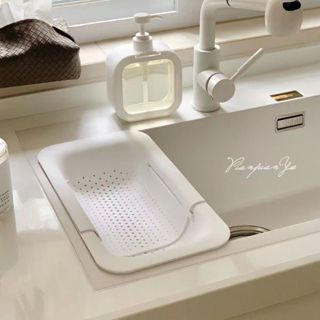 伸縮瀝水架 ins風簡約 水槽瀝水架 廚房水槽置物架 廚房瀝水架 水槽收納架 瀝水架 瀝水
