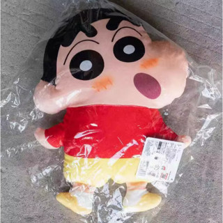 正版蠟筆小新小白鱷魚山先生抱枕毛絨玩具可愛玩偶女孩安撫玩具公仔超萌布娃娃生日禮物午睡趴枕靠墊