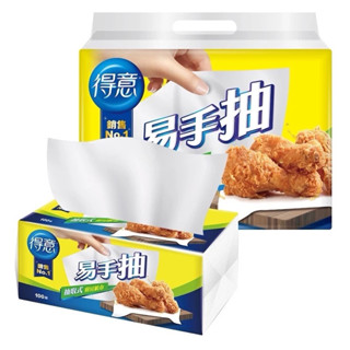 得意 抽取式廚房紙巾 易手抽100抽*3包
