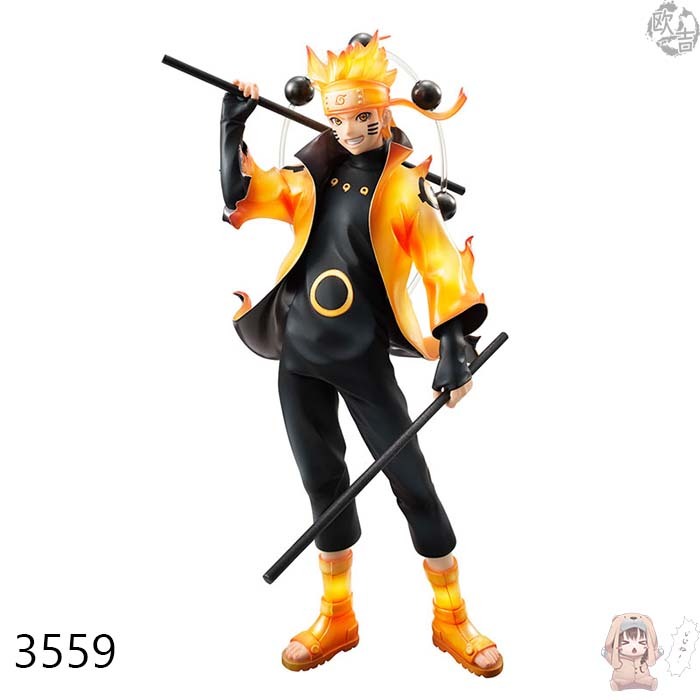 25年01月 日版 GEM NARUTO 火影忍者 漩渦鳴人 九尾六道仙人模式 1/8