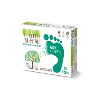 蒲公英環保抽取式衛生紙(100抽/72包/箱)