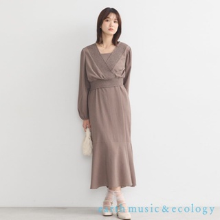 earth music&ecology 【SET ITEM】2WAY前後穿短上衣+魚尾吊帶洋裝(1M43L1H0240)