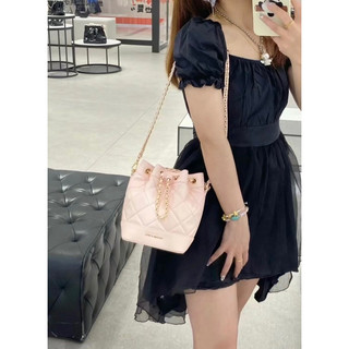小香風菱格紋水桶包🉑️斜背🉑️後背 🌟【開立發票🧾】❤️ELSA代購❤️新加坡小CK專櫃正貨代購CK2-10701506