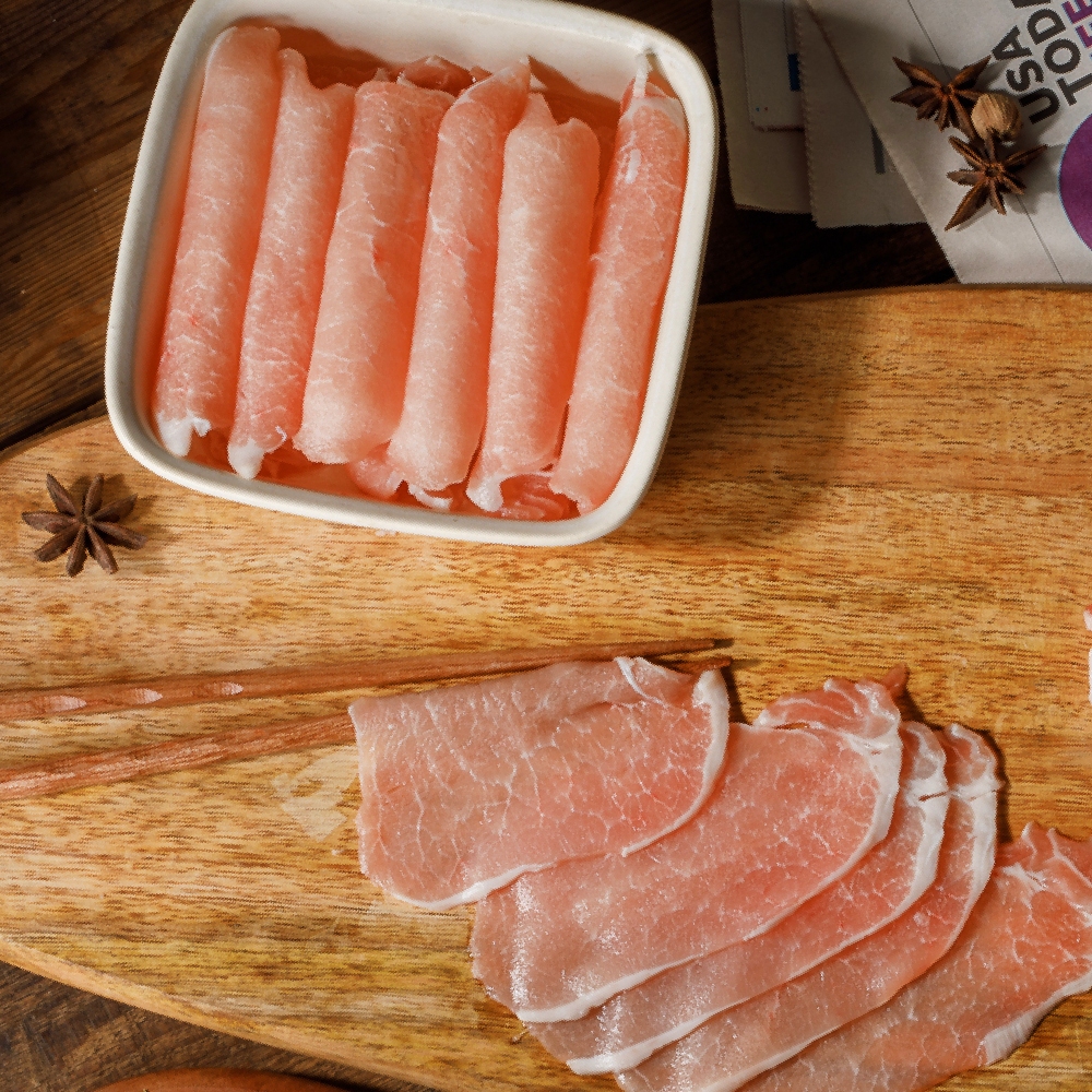 【台灣生鮮豬】里肌火鍋肉片 (200g)