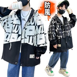 ooh lala[[臺灣現貨]]CA08 兒童連帽外套 防潑水 防風 春秋款機能外套 夾克 風衣 衝鋒衣