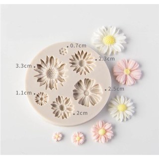 (113) DIY樂樂 立體菊花翻糖模具 矽膠模具 果凍模 巧克力模型 手工皂模 餅乾模具 蛋糕模具 花邊裝飾