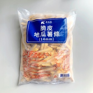 【肥麥莉】瓜瓜園 脆皮地瓜薯條14mm 地瓜薯條 營業包 3kg/包